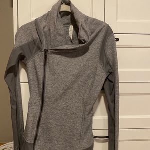 Lululemon womens grey zip up
